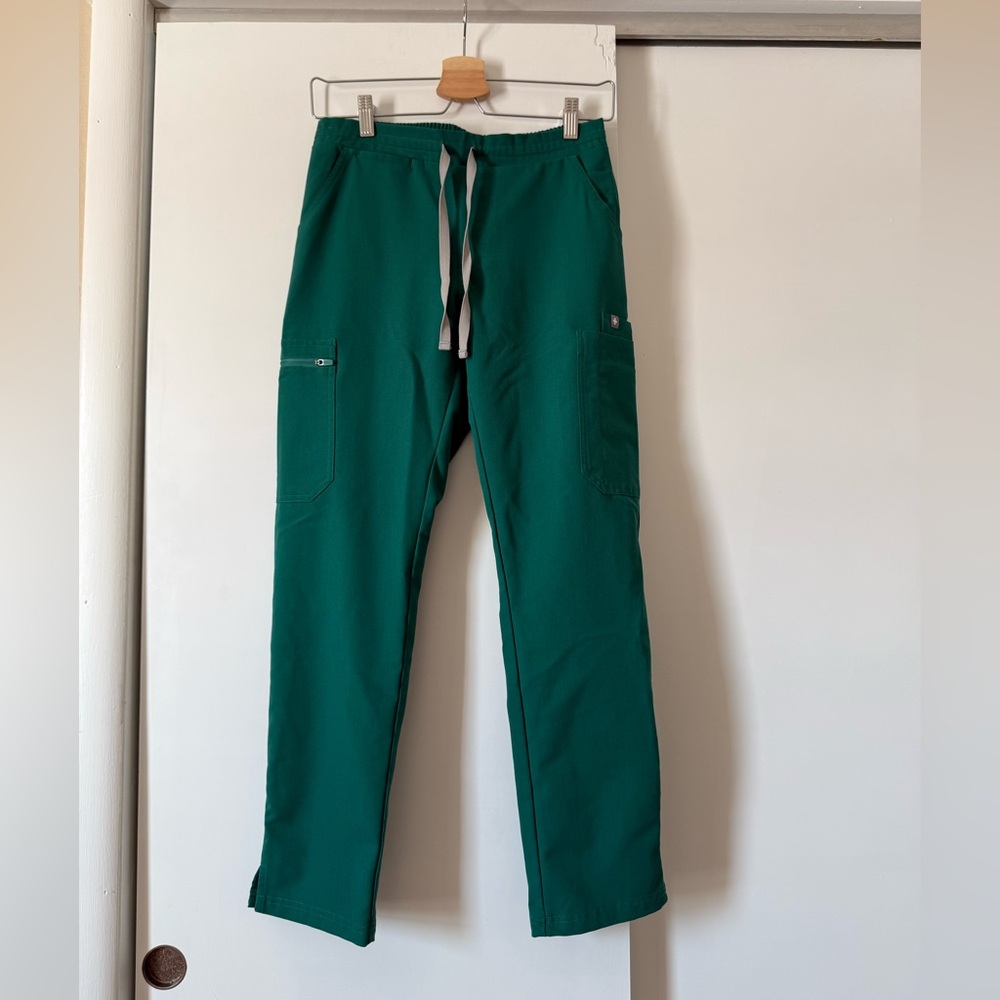 Figs Hunter Green Scrub Pants